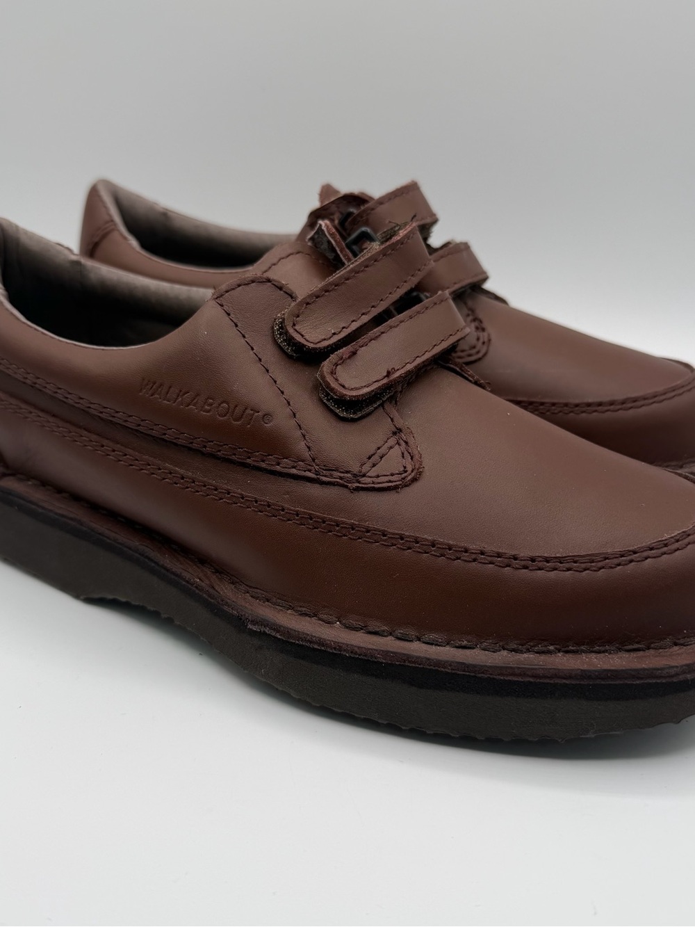 Walkabout Footonic II Brown Leather Orthopedic Comfort Shoes Men’s 7D